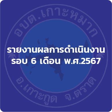 รายงานผลการดำเนินงาน รอบ 6 เดือน ประจำปีงบประมาณ พ.ศ.2567